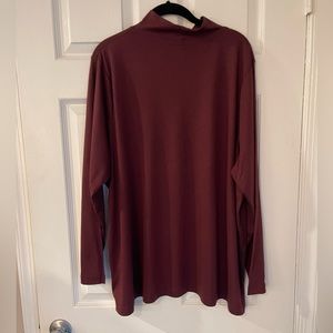 Long sleeve mock neck top